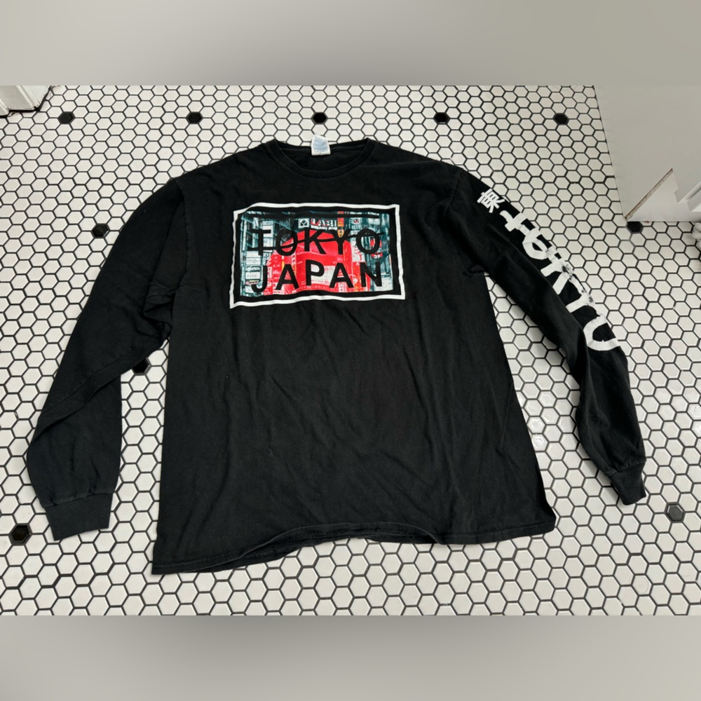 Tokyo Japan long sleeve T shirt size large